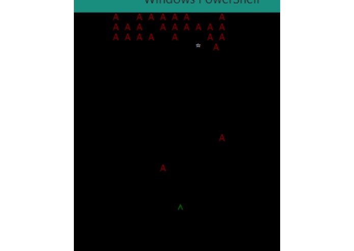 GalagASCII – screenshot 1
