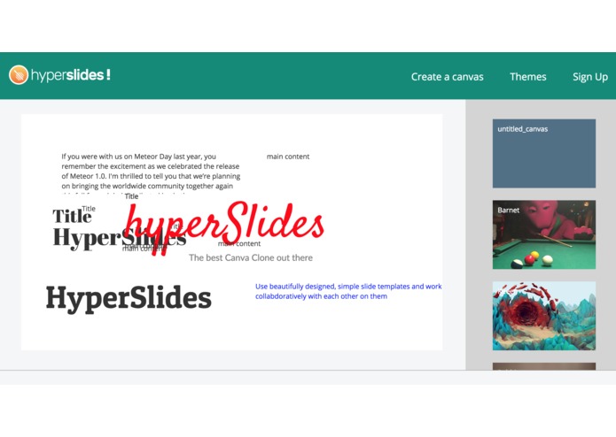 Hyperslides – screenshot 1