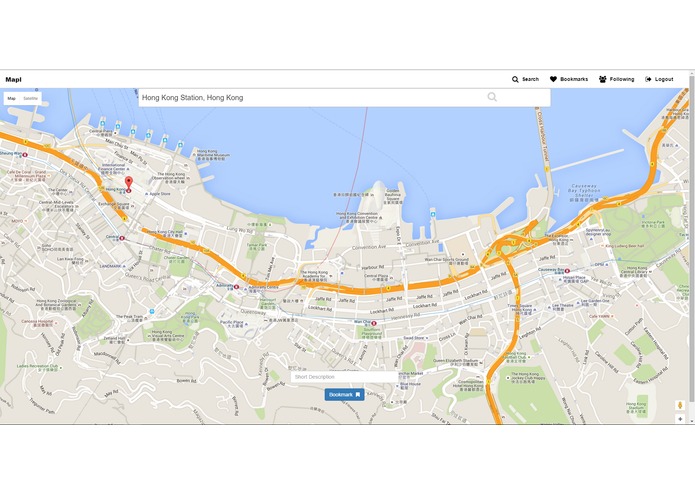 Mapl - Bookmarking places made it easier! – screenshot 2