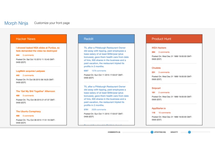 morphninja-meteor – screenshot 1