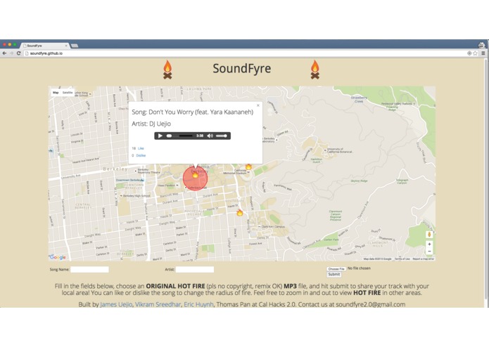 SoundFyre – screenshot 1