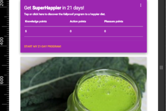 SuperHappier, the app that makes you happier every day