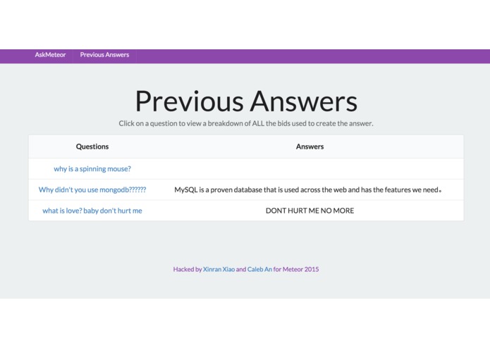AskMeteor – screenshot 1