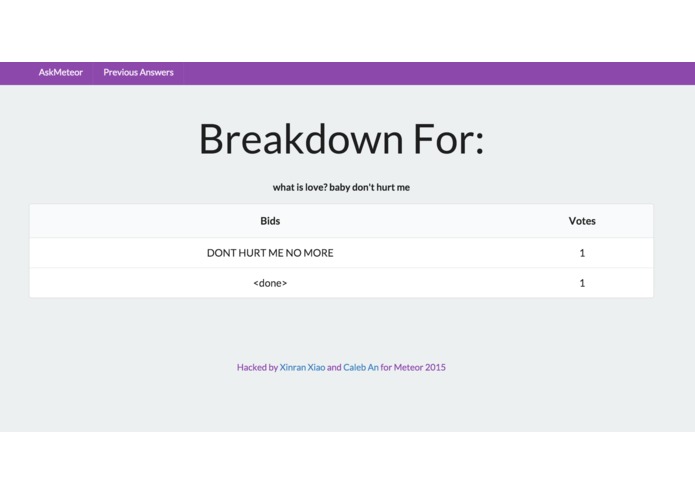 AskMeteor – screenshot 2