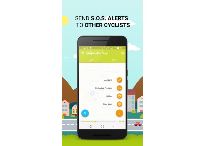 BiCity Social Cyclist Map & Alerts – screenshot 4