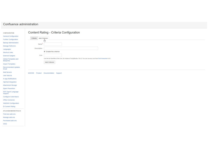 Content Rating for Confluence – screenshot 7