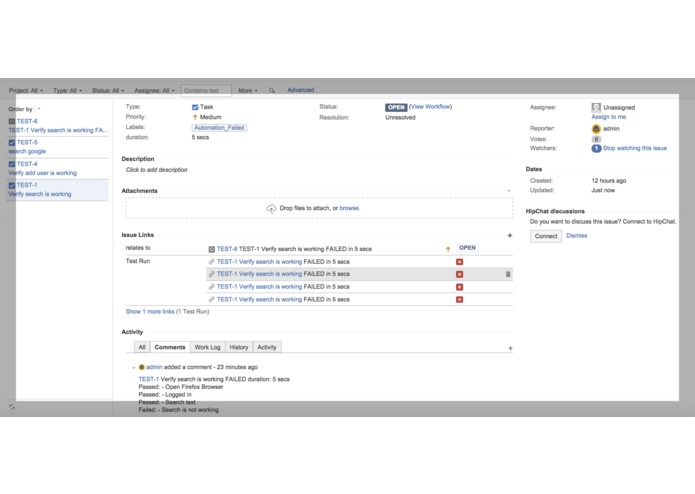 TestLink for Bamboo – screenshot 5