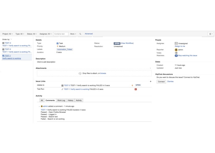 TestLink for Bamboo – screenshot 6