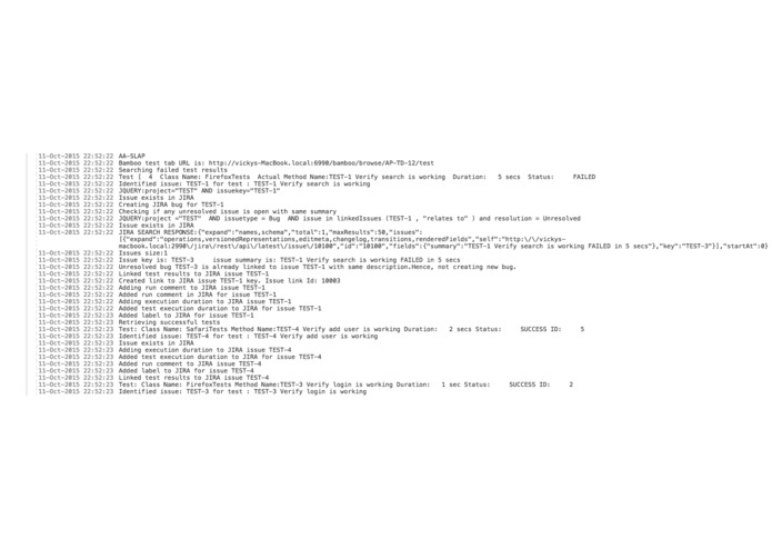 TestLink for Bamboo – screenshot 7