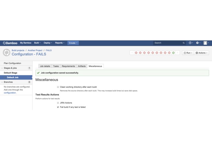 TestLink for Bamboo – screenshot 8
