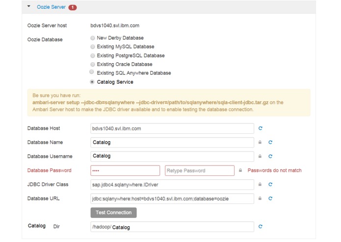 Catalog service for Ambari – screenshot 2