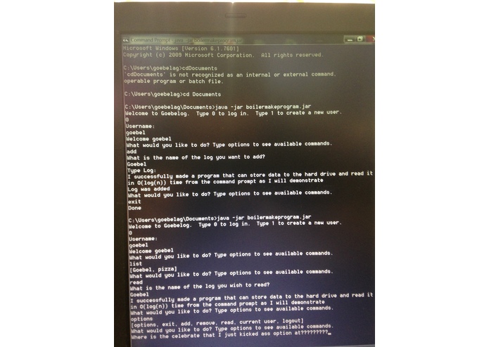 Goebelog – screenshot 1