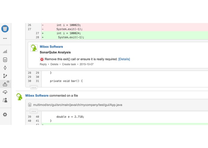Sonar for Bitbucket – screenshot 3
