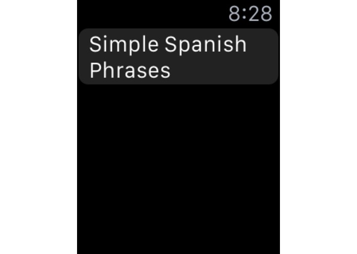 Apple Watch Flashcard Study App – screenshot 1
