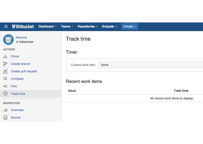 Time Tracker for Bitbucket – screenshot 3