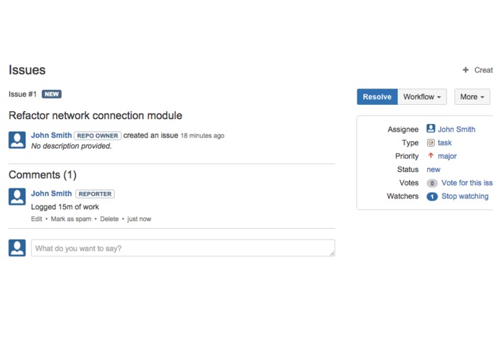 Time Tracker for Bitbucket – screenshot 2