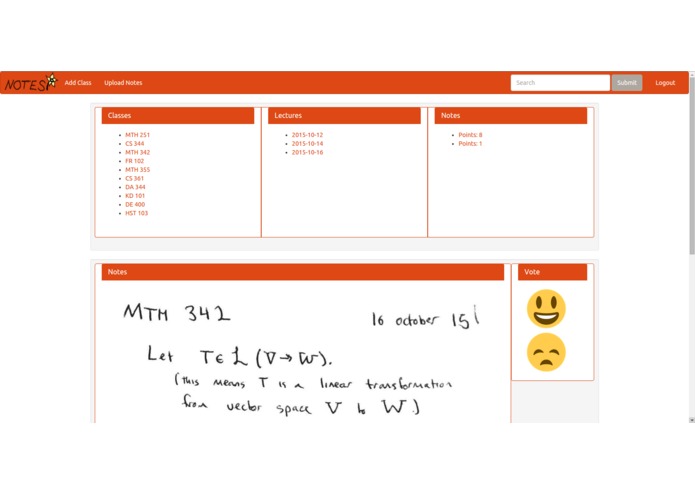 Notesi – screenshot 1