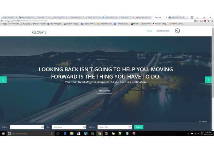Relocate – screenshot 2