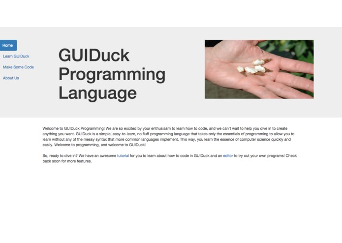 GUIDuck Programming Language – screenshot 2