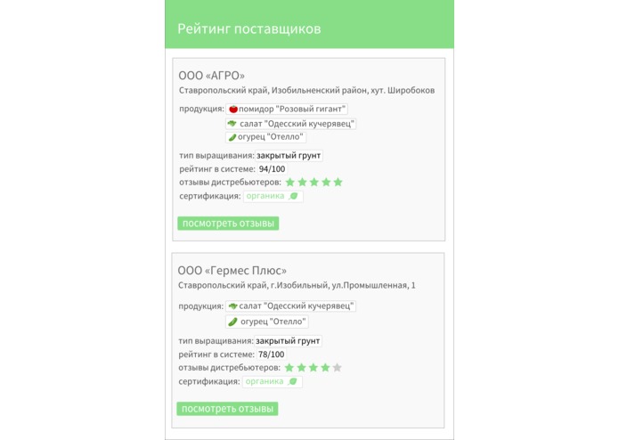 БиржаОвощей – screenshot 2