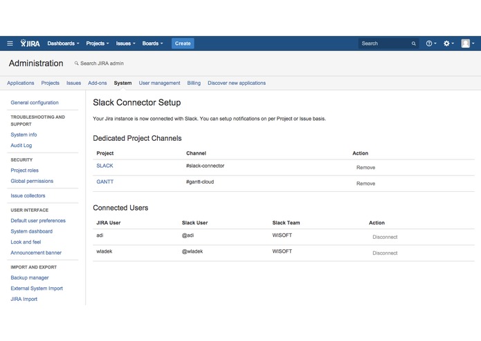 Slack Connector – screenshot 2