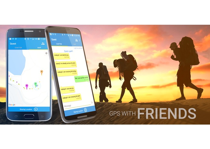 GPS With Friends – screenshot 1