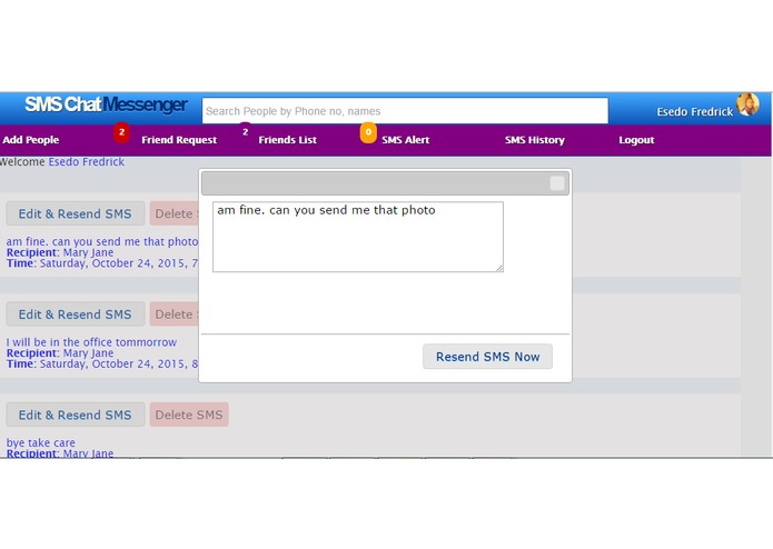 SMS Chat Messenger – screenshot 4