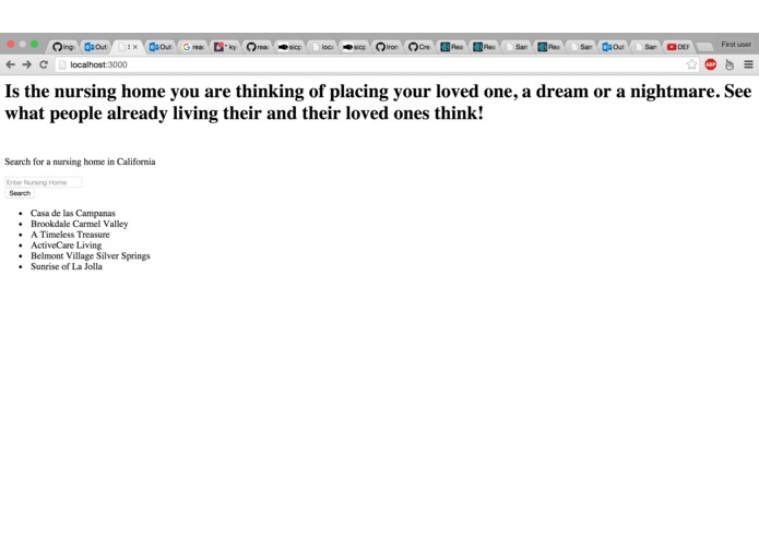 find a senior home – screenshot 2