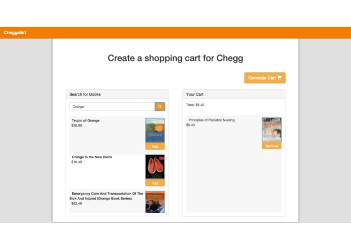 Cheggslist – screenshot 1