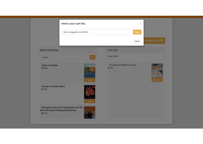 Cheggslist – screenshot 2