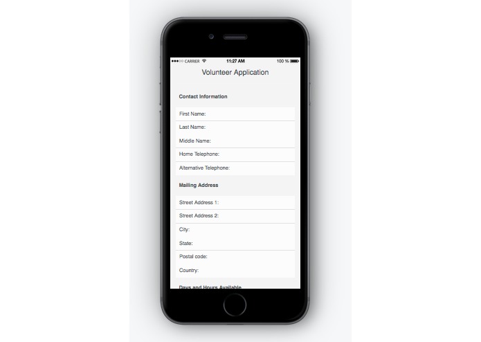 Health Center Application for Student Volunteers – screenshot 2