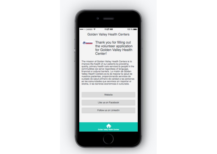 Health Center Application for Student Volunteers – screenshot 3