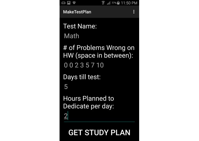 Test Study Planner – screenshot 6