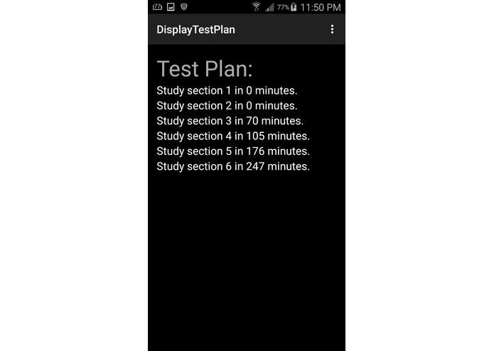 Test Study Planner – screenshot 7