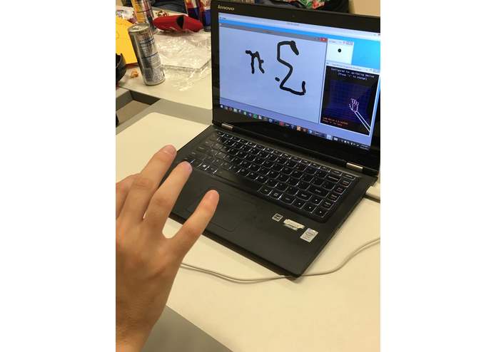 LeapMotion Finger Painting – screenshot 2