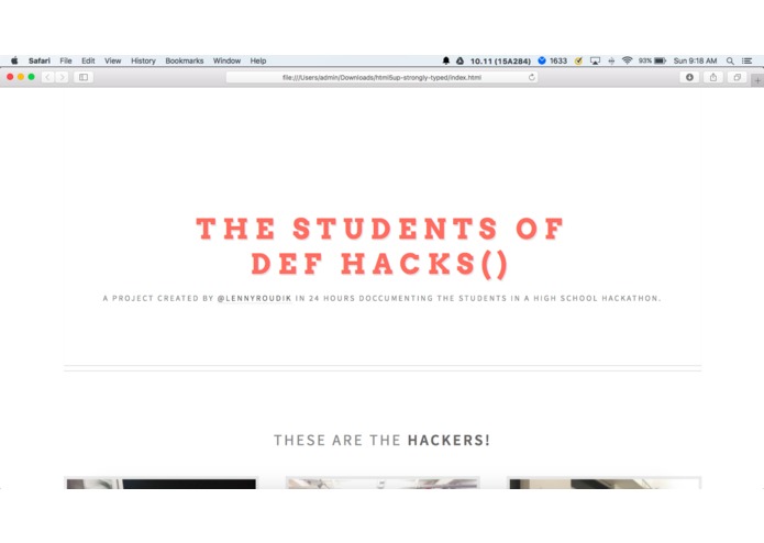 Students of Def Hacks – screenshot 1