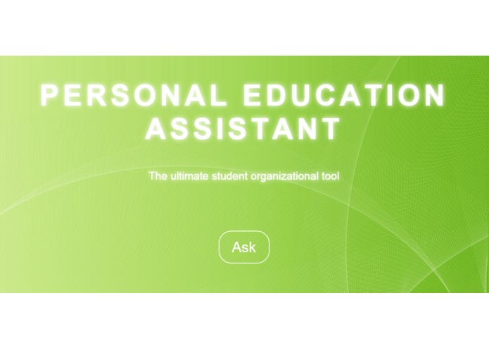 Personal Education Assistant (PEA) – screenshot 1