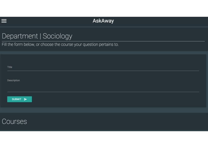 AskAway – screenshot 1