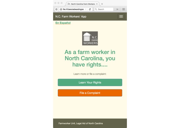 NC Farmworkers' App – screenshot 2