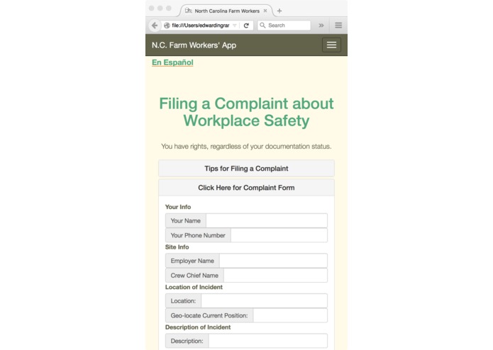 NC Farmworkers' App – screenshot 3