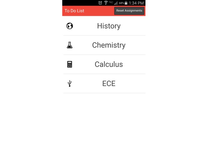 Ionic To-Do List – screenshot 2