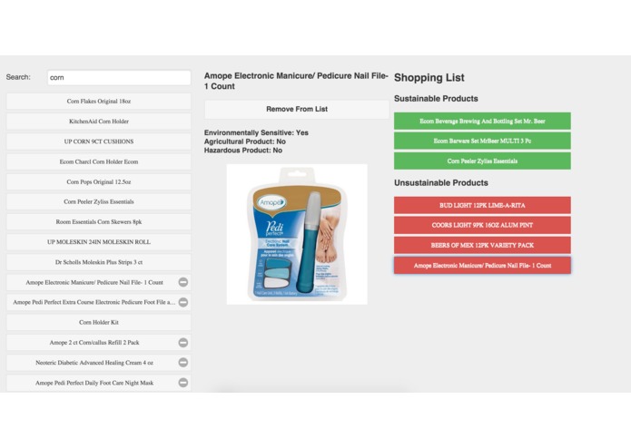 Sustainability Search – screenshot 3