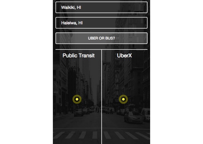 Uber Or Bus? – screenshot 2