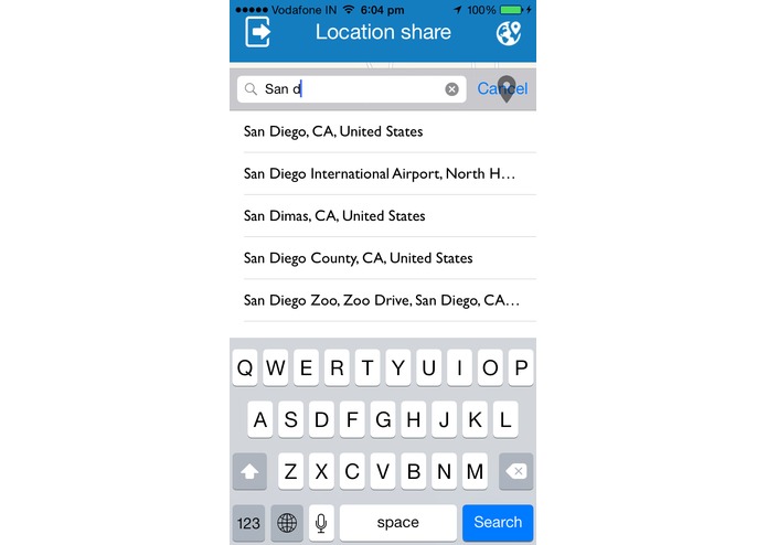 MapChat – screenshot 2