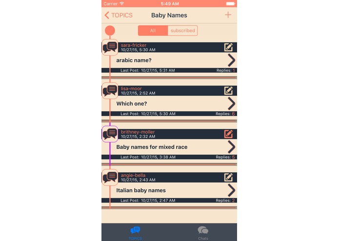 Mums Forum iOS App – screenshot 2