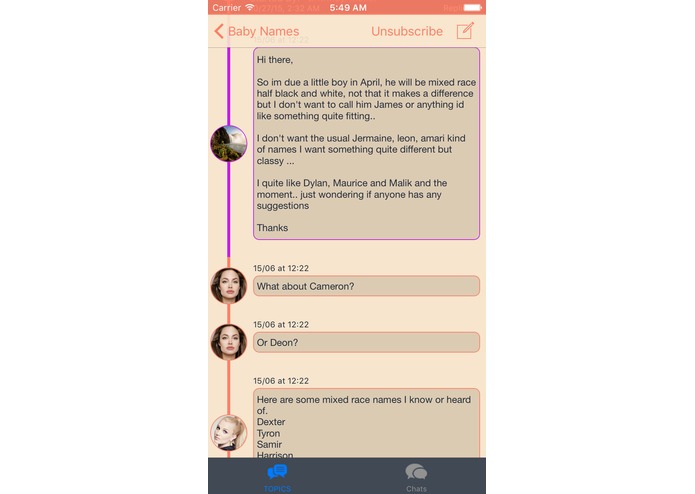 Mums Forum iOS App – screenshot 3