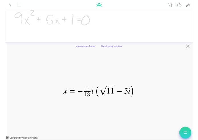 Appgebra – screenshot 4