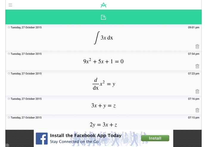 Appgebra – screenshot 1