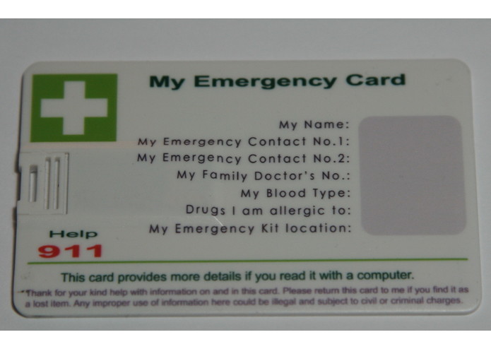 Portable Electronic Emergency Card – screenshot 2