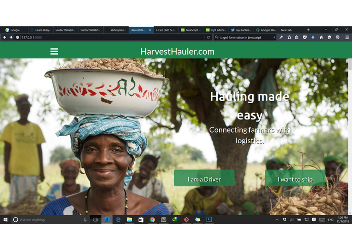 HarvestHaulers.com – screenshot 1